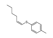 (Z)-1-(4-methylphenyl)sulfanyl-1-hexene Structure