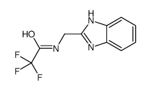 N-(1H-benzimidazol-2-ylmethyl)-2,2,2-trifluoroacetamide结构式