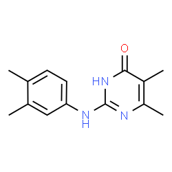 2-[(3,4-Dimethylphenyl)amino]-5,6-dimethylpyrimidin-4(3H)-one structure