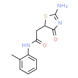 2-(2-imino-4-oxothiazolidin-5-yl)-N-(o-tolyl)acetamide picture