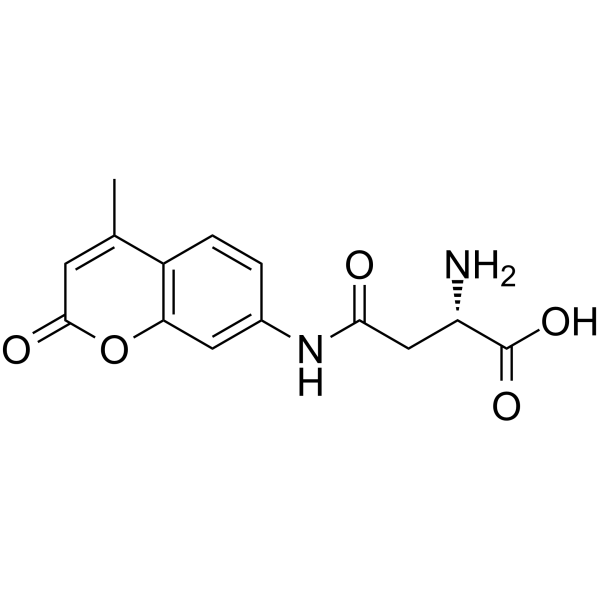 7-(β-L-天门冬氨酰氨基)-4-甲基香豆素图片