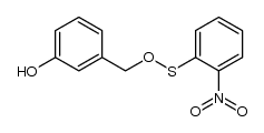 (3-hydroxyphenyl)methyl 2-nitrobenzenesulfenate Structure