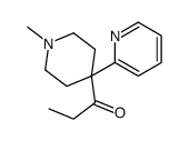 1-(1-methyl-4-pyridin-2-ylpiperidin-4-yl)propan-1-one Structure