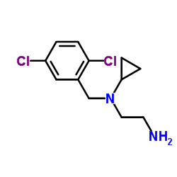 N-Cyclopropyl-N-(2,5-dichlorobenzyl)-1,2-ethanediamine结构式