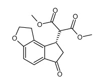 (S)-dimethyl 2-(6-oxo-2,6,7,8-tetrahydro-1H-indeno[5,4-b]furan-8-yl)malonate Structure