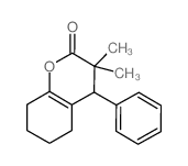 Coumarin, 3,4,5,6,7,8-hexahydro-3,3-dimethyl-4-phenyl- (en) Structure