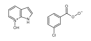 7-hydroxy-1H-pyrrolo[2,3-b]pyridinium 3-chloroperoxybenzoate结构式