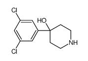 4-(3,5-DICHLOROPHENYL)-4-PIPERIDINOL Structure