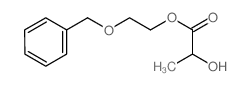 Propanoicacid, 2-hydroxy-, 2-(phenylmethoxy)ethyl ester Structure