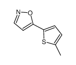 Isoxazole, 5-(5-methyl-2-thienyl)- (9CI) structure