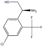 (S)-2-amino-2-(4-chloro-2-(trifluoromethyl)phenyl)ethanol结构式