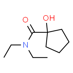 Cyclopentanecarboxamide, N,N-diethyl-1-hydroxy- (8CI)结构式