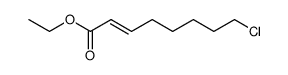 8-chloro-oct-2-enoic acid ethyl ester结构式