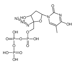 4'-azidothymidine 5'-triphosphate结构式