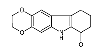 2,3,6,8,9,10-hexahydro-[1,4]dioxino[2,3-h]carbazol-7-one结构式