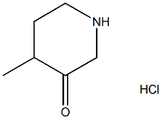 4-Methyl-piperidin-3-one hydrochloride Structure