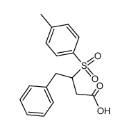 4-Phenyl-3-tosylbutanoic acid结构式