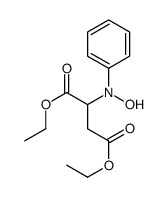 diethyl 2-(N-hydroxyanilino)butanedioate Structure