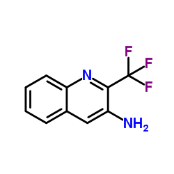 2-(三氟甲基)喹啉-3-胺结构式