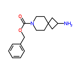 2-氨基-7-氮杂螺[3.5]壬烷-7-羧酸苄酯结构式