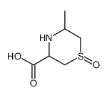 3-THIOMORPHOLINECARBOXYLICACID,5-METHYL-,1-OXIDE structure