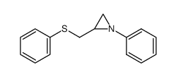 1-phenyl-2-((phenylthio)methyl)aziridine结构式