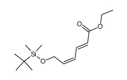 ethyl (2E,4Z)-6-((tert-butyldimethylsilyl)oxy)hexa-2,4-dienoate Structure