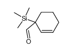 1-(trimethylsilyl)cyclohex-2-ene-1-carbaldehyde Structure