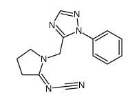 [1-[(2-phenyl-1,2,4-triazol-3-yl)methyl]pyrrolidin-2-ylidene]cyanamide Structure