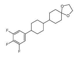 8-[4-(3,4,5-trifluorophenyl)cyclohexyl]-1,4-dioxaspiro[4.5]decane结构式