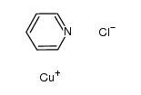 {copper(I) chloride pyridine}n结构式