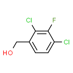 2,4-Dichloro-3-fluorobenzyl alcohol结构式