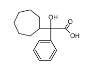 Cycloheptyl-phenyl-glykolsaeure结构式