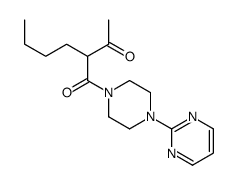 2-butyl-1-(4-pyrimidin-2-ylpiperazin-1-yl)butane-1,3-dione Structure