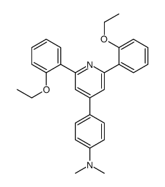 4-[2,6-bis(2-ethoxyphenyl)pyridin-4-yl]-N,N-dimethylaniline Structure
