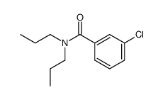 3-Chloro-N,N-di-n-propylbenzamide结构式