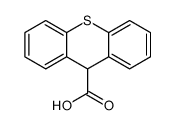 9H-thioxanthene-9-carboxylic acid结构式