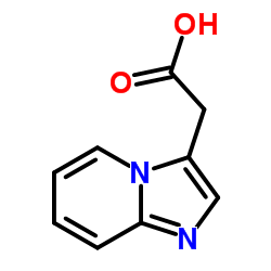 咪唑并[1,2-a]吡啶-3-乙酸结构式