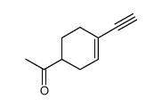 Ethanone,1-(4-ethynyl-3-cyclohexen-1-yl)-结构式