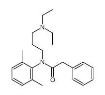 N-[3-(Diethylamino)propyl]-2',6'-dimethyl-2-phenylacetanilide Structure