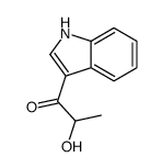 2-hydroxy-1-(1H-indol-3-yl)propan-1-one结构式