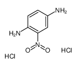 2-nitrobenzene-1,4-diamine dihydrochloride structure