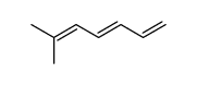(E)-6-methyl-1,3,5-heptatriene Structure