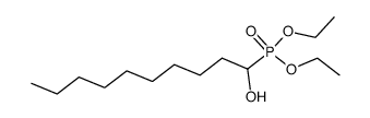 (1-hydroxy-decyl)-phosphonic acid diethyl ester Structure