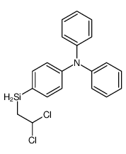 4-(2,2-dichloroethylsilyl)-N,N-diphenylaniline Structure