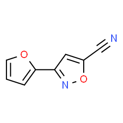 5-Isoxazolecarbonitrile,3-(2-furanyl)-(9CI) structure
