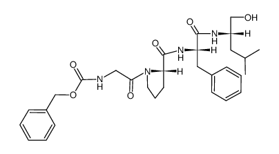 Z-Gly-Pro-Phe-Leuol结构式