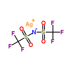 Silver(1+) bis[(trifluoromethyl)sulfonyl]azanide Structure