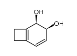 (2R,3S)-bicyclo[4.2.0]octa-1(6),4-diene-2,3-diol结构式