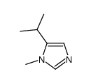 5-异丙基-1-甲基-1H-咪唑结构式